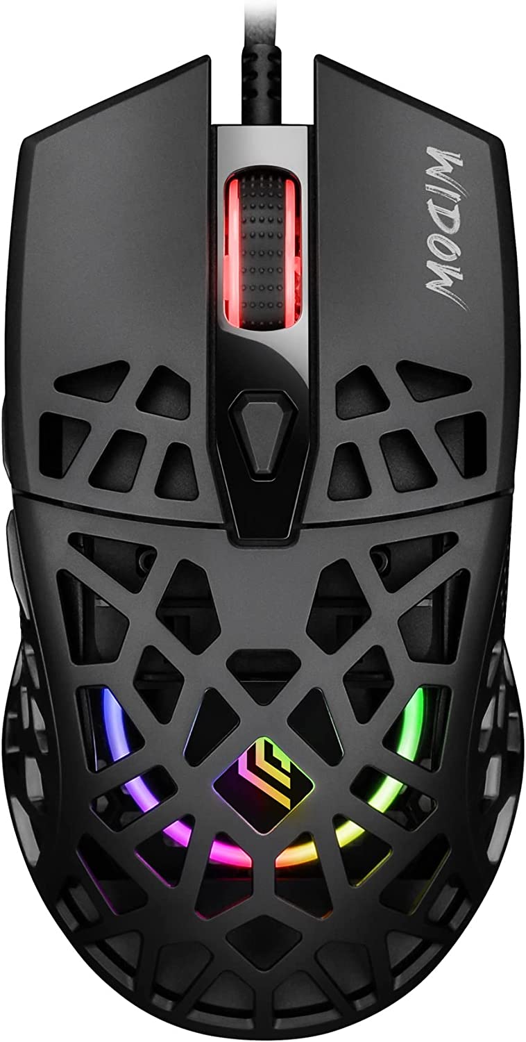 Mouse usb gaming Noua widow mesh RGB foto 2